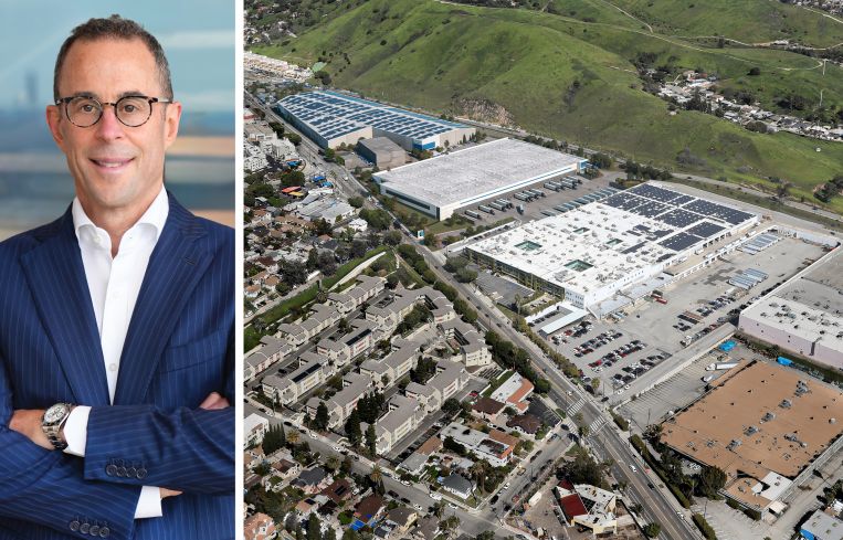 Related Companies' Jeff Blau and 3880 North Mission Road, Los Angeles.