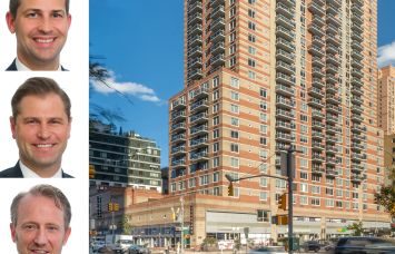 Jeffrey Julien, Rob Hinckley and Kelly Gaines, and Riverbank at 560 West 43rd Street.