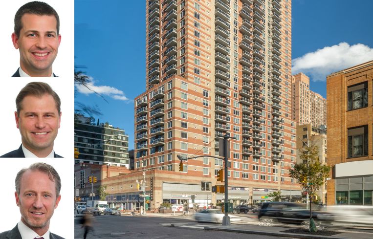 Jeffrey Julien, Rob Hinckley and Kelly Gaines, and Riverbank at 560 West 43rd Street.