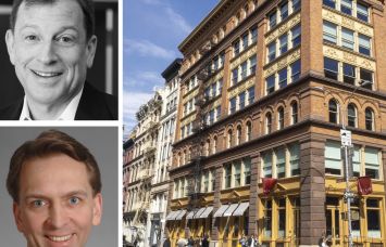 Jeffrey Kaplan, managing partner of Meadow Partners, Bruce Flatt, CEO of Brookfield Asset Management, and 200 Lafayette Street.