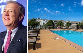 Continental Properties CEO Jim Schloemer and the Springs at Bettendorf in Bettendorf, Iowa.