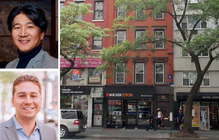 Platinum Commercial's Jinwoo David Park and Joseph Zalta, and 496 Sixth Avenue.