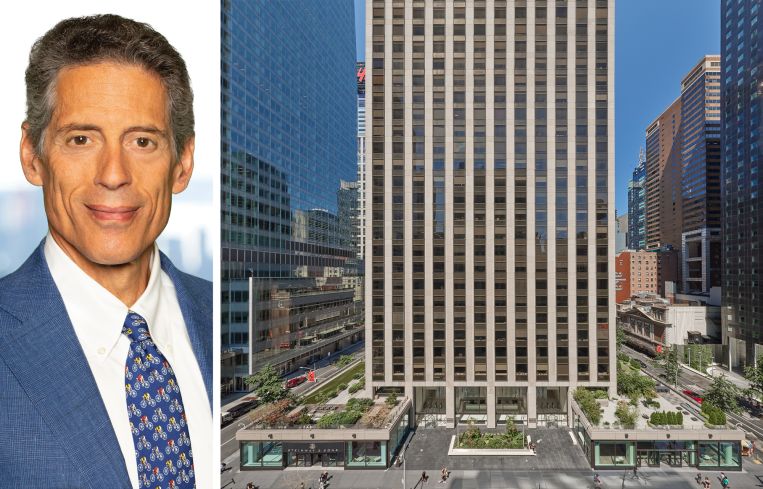 The Durst Organization's Jody Durst and 1133 Avenue of the Americas.