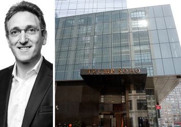 Cain International CEO Jonthan Goldstein and the former Trump Soho Hotel.