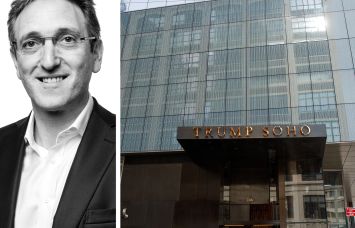 Cain International CEO Jonthan Goldstein and the former Trump Soho Hotel.