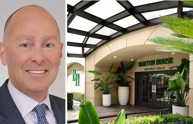 Mesa West's Joshua Westerberg and The Burton House Beverly Hills hotel in Los Angeles.