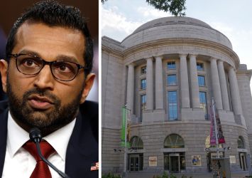 FBI Director Kash Patel and the Ronald Reagan Building and International Trade Center, Washington, D.C.