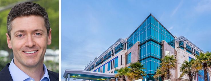 Keegan Bisch of Peachtree Group and the Aloft Cupertino, Cupertino, Calif.
