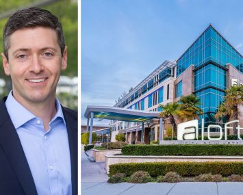 Keegan Bisch of Peachtree Group and the Aloft Cupertino, Cupertino, Calif.