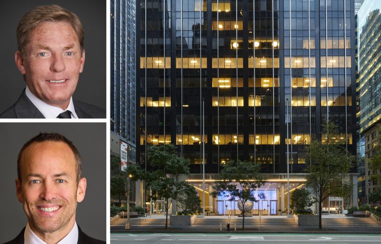 Fisher Brothers' Ken Fisher and Winston Fisher, and 1345 Avenue of the Americas.