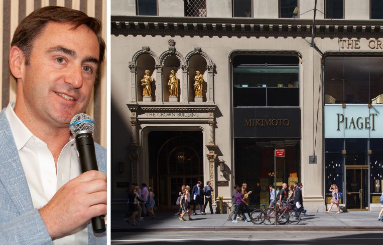 Kevin McCrain, real estate managing partner for Brookfield, and 730 Fifth Avenue.