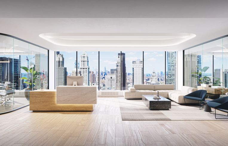 The building’s new features will include a modern, updated lobby as well as renovated office space.