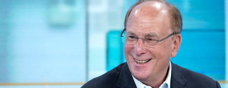 Larry Fink Visits FOX Business Network's "The Claman Countdown."