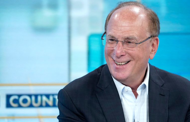 Larry Fink Visits FOX Business Network's "The Claman Countdown."