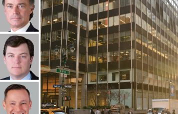Cushman & Wakefield's Mark Boisi, Bryan Boisi and Stephen Bellwood, and 277 Park Avenue.