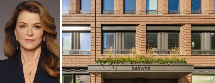 MAG Partners founder MaryAnne Gilmartin and 243 West 28th Street.