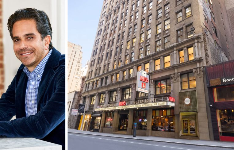 GFP Real Estate's Matthew Mandell and 209 West 38th Street.