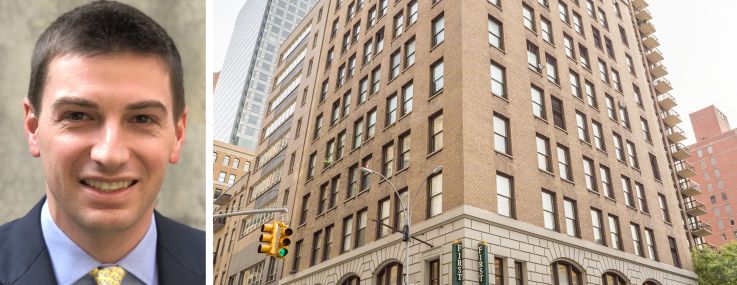 Max Koeppel, director of leasing at Koeppel Rosen, and 443 Park Avenue South.