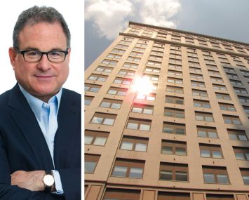 JLL's Mitch Konsker and 5 Penn Plaza.