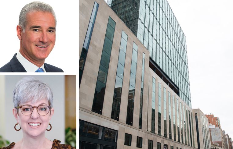 Paul Glickman and Diana Biasotti of JLL, and One Madison.