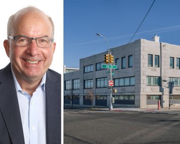JLL's Paul Mas and 35-02 Skillman Avenue, Queens.