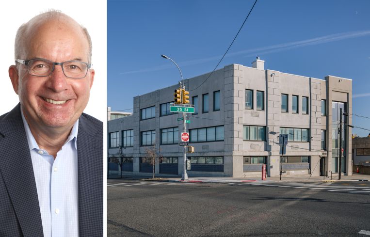 JLL's Paul Mas and 35-02 Skillman Avenue, Queens.