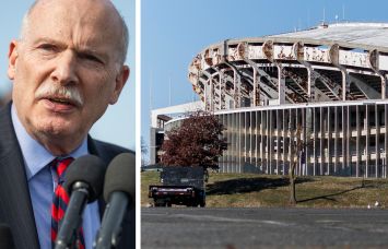 Phil Mendelson, Chairman of the Council of the District of Columbia, and RFK Stadium in Washington, D.C.