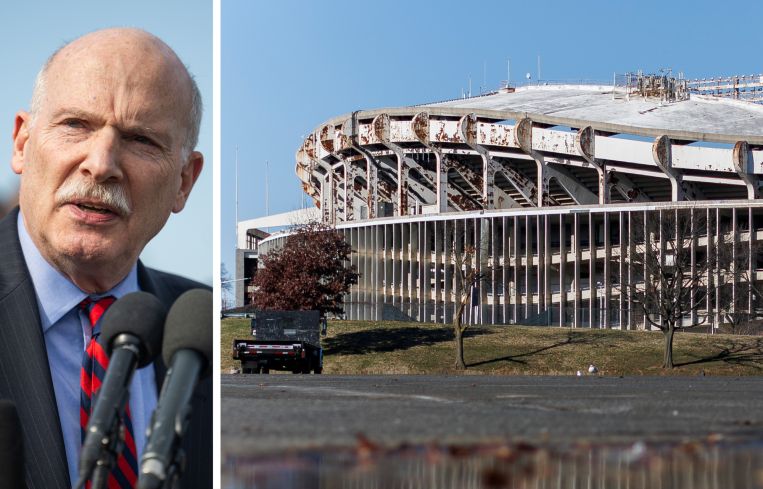 Phil Mendelson, Chairman of the Council of the District of Columbia, and RFK Stadium in Washington, D.C.