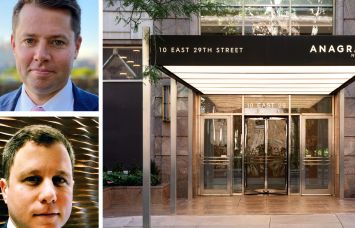 Wells Fargo's Shane Hogan (top) and Andrew Cohen (bottom), and the Anagram NoMad.