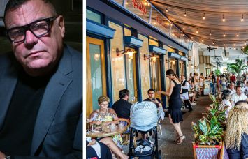 Restaurateur Stephen Starr and the recently closed Le Zoo at Bal Harbour Shops.