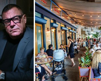 Restaurateur Stephen Starr and the recently closed Le Zoo at Bal Harbour Shops.