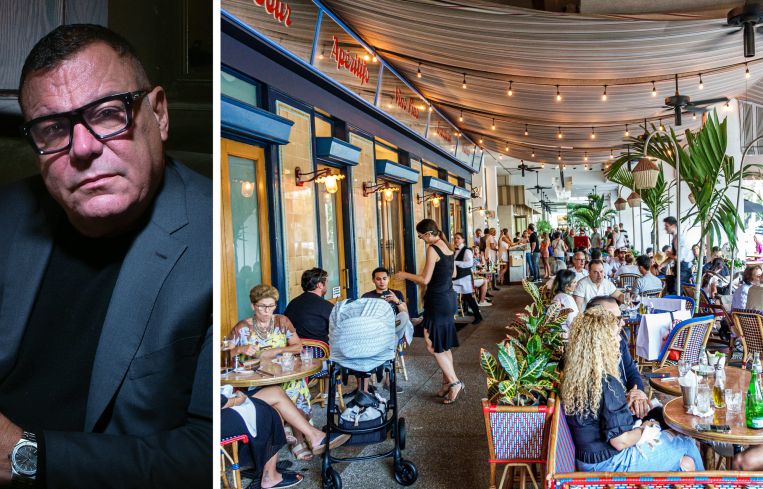 Restaurateur Stephen Starr and the recently closed Le Zoo at Bal Harbour Shops.