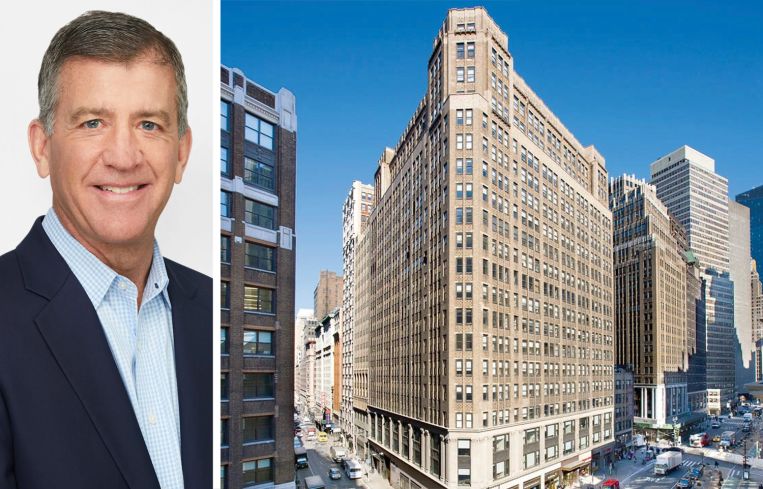 ESRT's Thomas Durels and 1359 Broadway.
