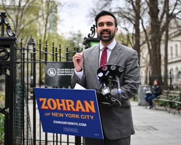 New York City mayoral candidate and Democratic State Representative Zohran Mamdani.