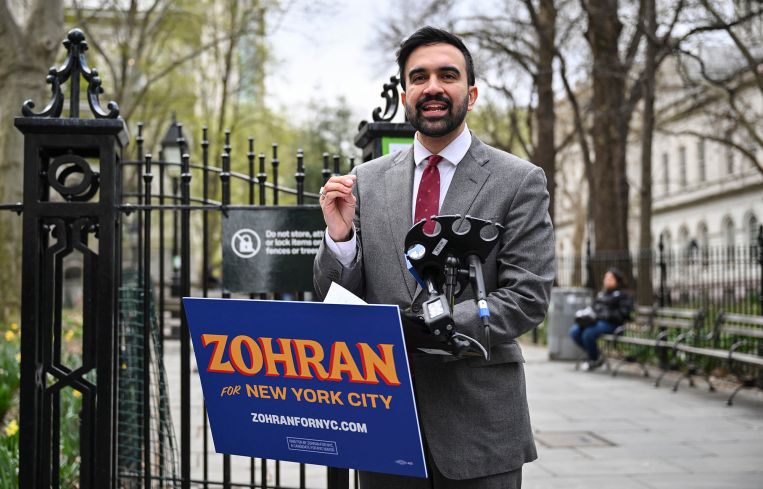 New York City mayoral candidate and Democratic State Representative Zohran Mamdani.