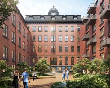 788 Willoughby Avenue in Brooklyn has been converted from a school to homes.