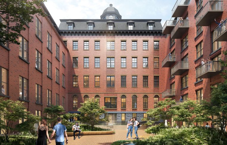 788 Willoughby Avenue in Brooklyn has been converted from a school to homes.