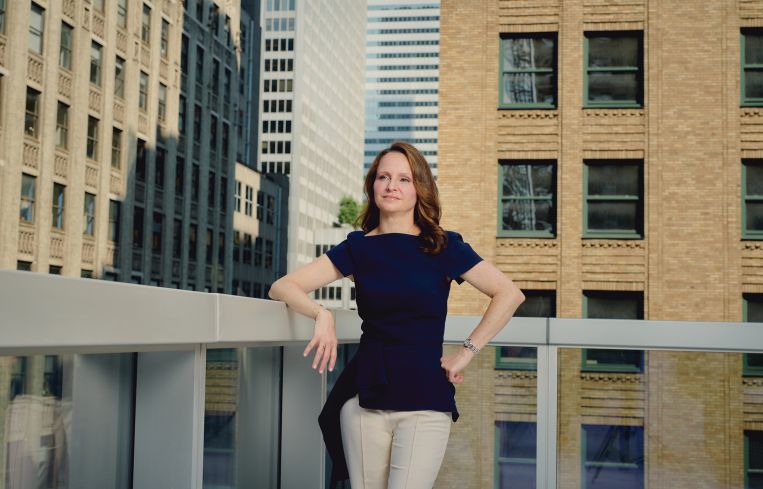 Hilary Spann at BXP's 510 Madison Avenue office.