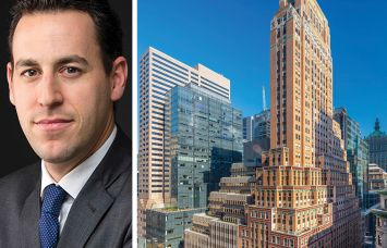 The Feil Organization's Andrew Wiener and 551 Fifth Avenue.