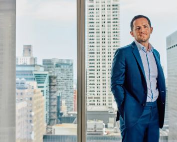 Harrison Sitomer at SL Green's One Vanderbilt office.