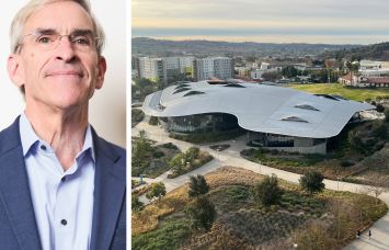 Gilbane's CEO Edward Broderick and the California Polytechnic State University, Pomona.