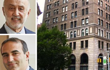 Rockrose's Henry Elghanayan (top) and Justin Elghanayan (bottom) and 300 Park Avenue South.