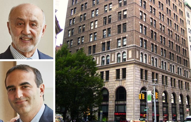 Rockrose's Henry Elghanayan (top) and Justin Elghanayan (bottom) and 300 Park Avenue South.