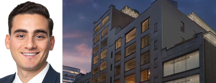 Meridian Capital Group's John Roesch and 513-531 West 26th Street.