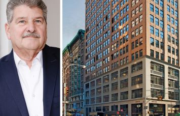 WeWork CEO John Santora and 245 Fifth Avenue.