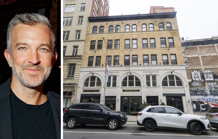 7G Realty's Jon Krasner and 123 Lafayette Street.
