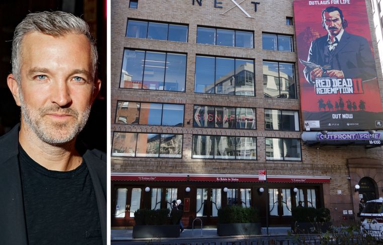 7G Realty's Jon Krasner and 40 Thompson Street.