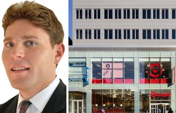 Newmark Executive Managing Director Justin DiMare and 1715 East 13th Street, Brooklyn.