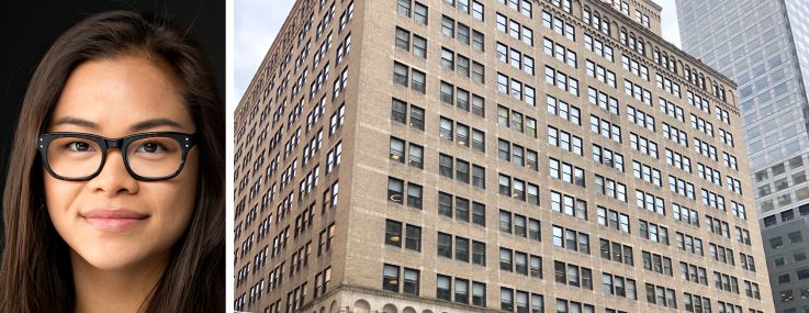 Stuf CEO and co-founder Katharine Lau and One Park Avenue.