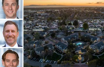 Institutional Property Advisors's Kevin Green (top), Joe Grabiec (center), and Greg Harris (bottom), and Cypress Point in Ventura, Calif.